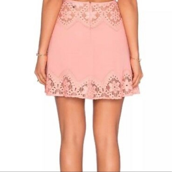 For Love & Lemons Lace Mini Skirt. - Picture 4 of 8